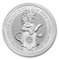 2021 Great Britain 10 oz Silver Queen's Beasts The White Lion