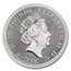 2021 Great Britain 10 oz Silver Queen's Beasts The White Lion