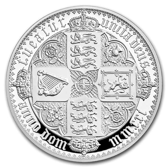 2021 Great Britain 2 kilo Silver The Gothic Crown