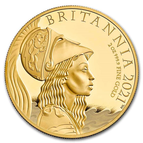 2021 Great Britain 2 oz Gold Proof Premium Britannia 2021 Great Britain 2 oz Gold Proof Premium Britannia