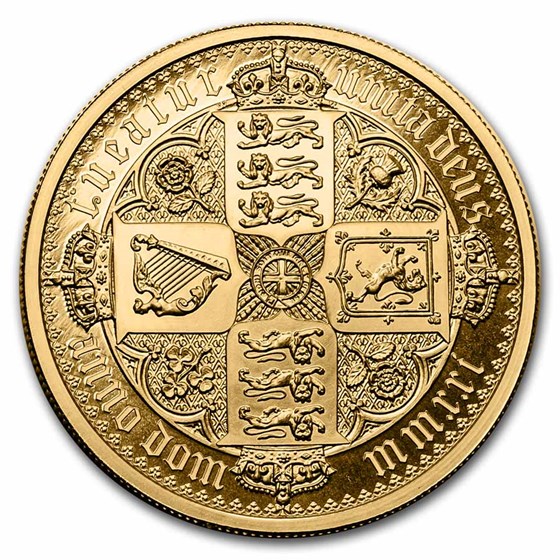 2021 Great Britain 2 oz Gold The Gothic Crown