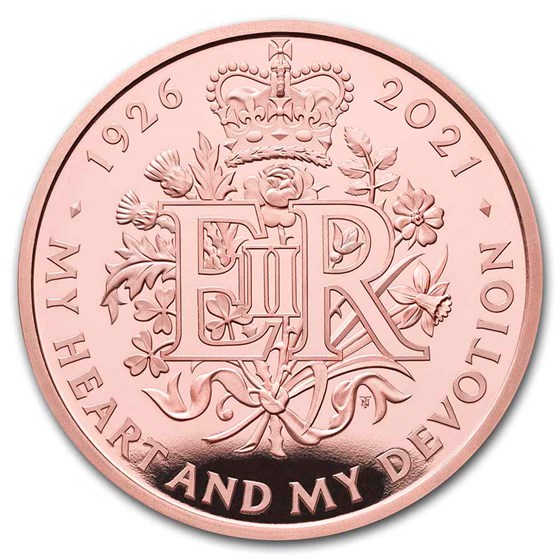 2021 Great Britain £5 Gold Proof 95th Birthday of the Queen 2021 Great Britain £5 Gold Proof 95th Birthday of the Queen