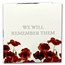 2021 Great Britain £5 Silver Remembrance Day Piedfort Proof