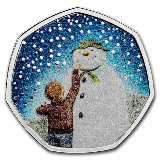 2021 Great Britain 50 pence Silver The Snowman Proof 2021 Great Britain 50 pence Silver The Snowman Proof