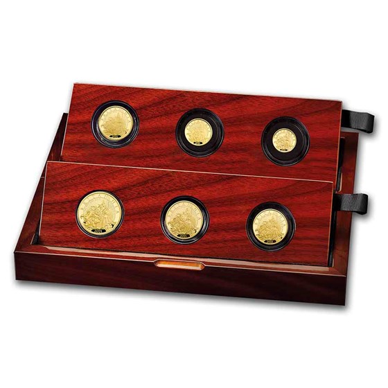 2021 Great Britain 6-Coin Gold Britannia Proof Set 2021 Great Britain 6-Coin Gold Britannia Proof Set