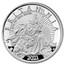 2021 Great Britain 6-Coin Silver Britannia Proof Set