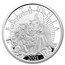 2021 Great Britain 6-Coin Silver Britannia Proof Set