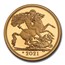 2021 Great Britain Gold 2 Sovereign PF-70 NGC (Die Trial Piece)