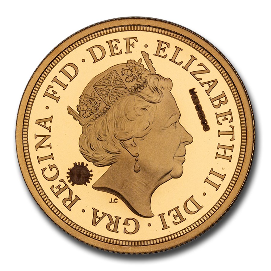2021 Great Britain Gold 2 Sovereign PF-70 NGC (Die Trial Piece)