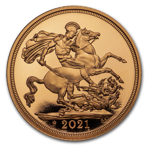 2021 Great Britain Gold Sovereign Proof (w/Box & COA)