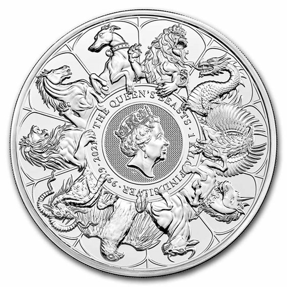 Buy 2021 1 kilo Silver Queen's Beasts Collector Coin APMEX