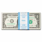 2021 (H-St. Louis) $1.00 FRN CU (Fr#3007-H) 100 Consecutive
