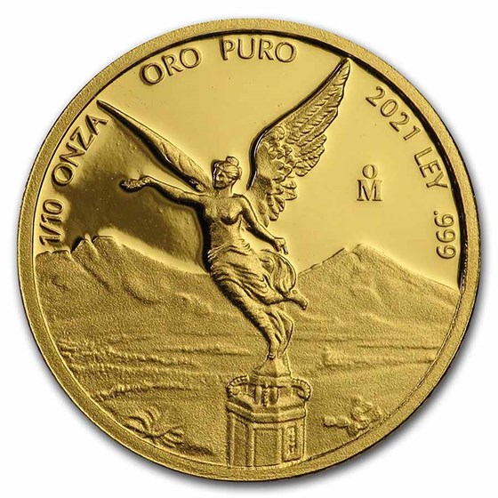 2021 Mexico 1/10 oz Proof Gold Libertad