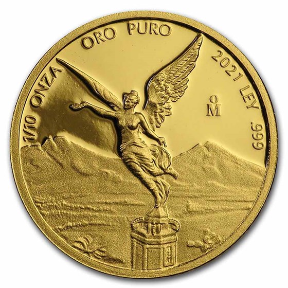 2021 Mexico 1/10 oz Proof Gold Libertad 2021 Mexico 1/10 oz Proof Gold Libertad