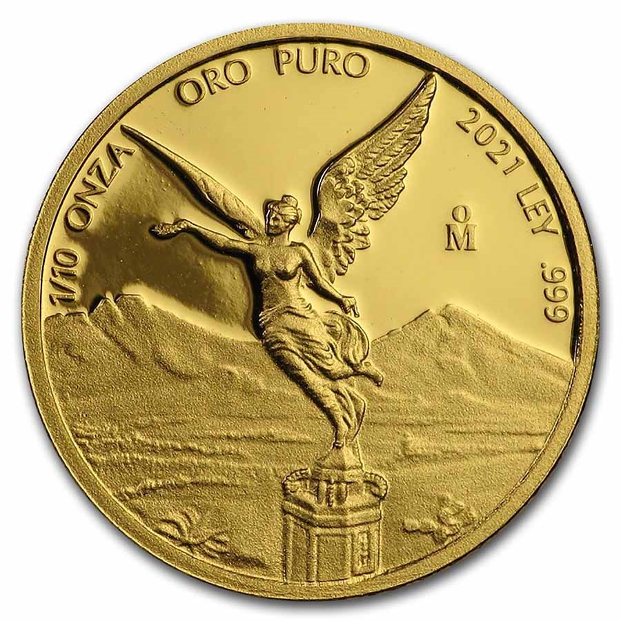2021 Mexico 1/10 oz Proof Gold Libertad