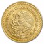 2021 Mexico 1/2 oz Gold Libertad MS-70 PCGS (FS, Flag Label)
