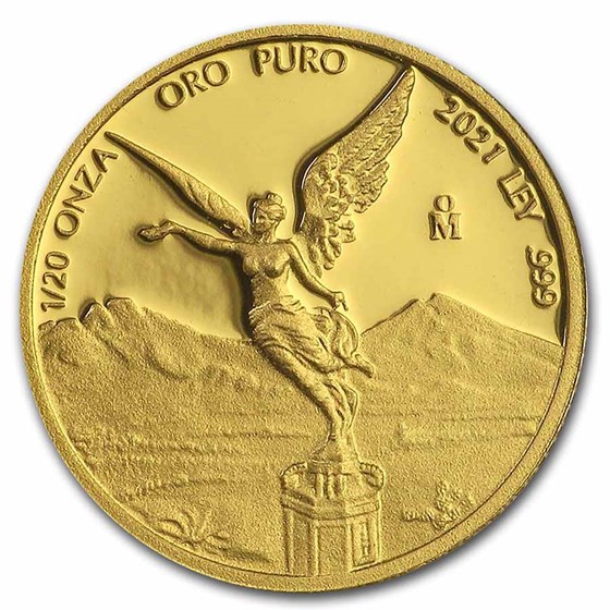 2021 Mexico 1/20 oz Proof Gold Libertad