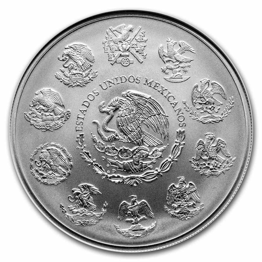 Buy 2021 Mexican 1 kilo Silver Libertad MS-70 NGC (ER, Coat of