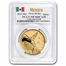 2021 Mexico 1 oz Proof Gold Libertad PR-70 PCGS (FS)