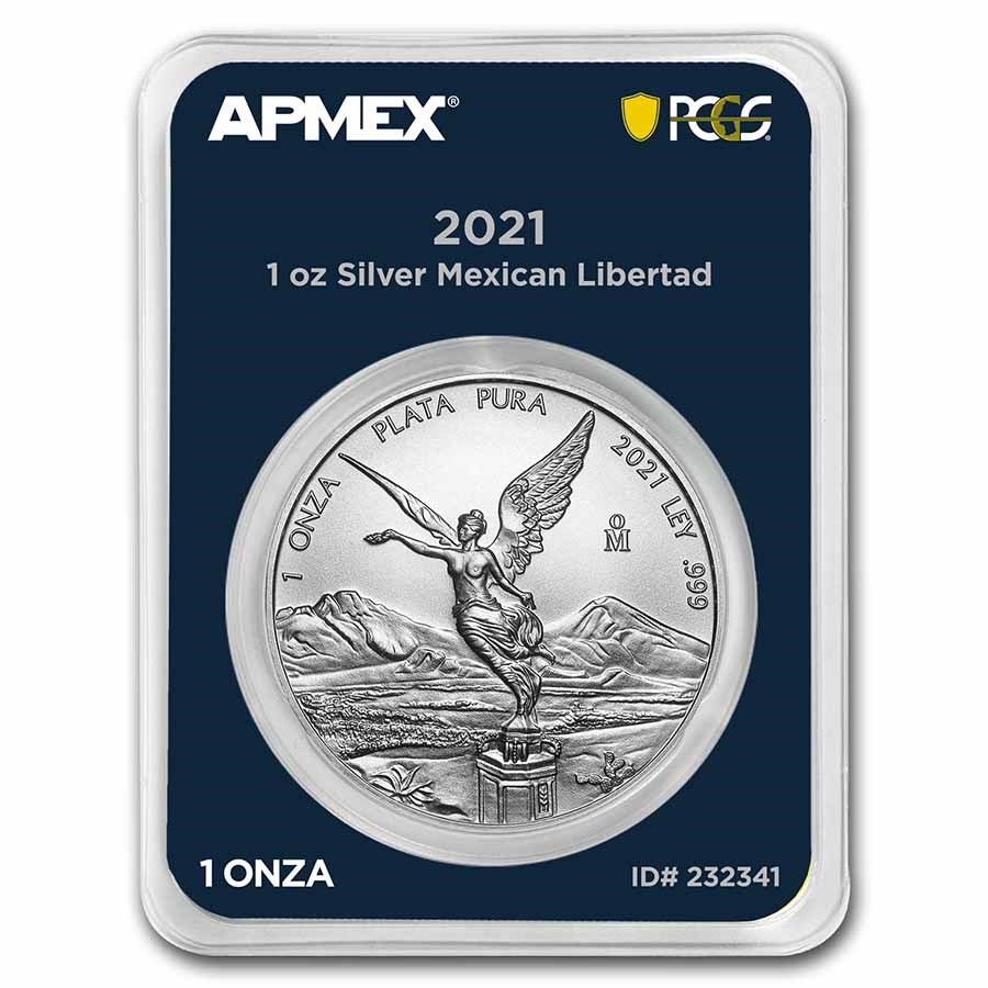 2021 Mexico 1 oz Silver Libertad (MD Premier + PCGS FirstStrike®)