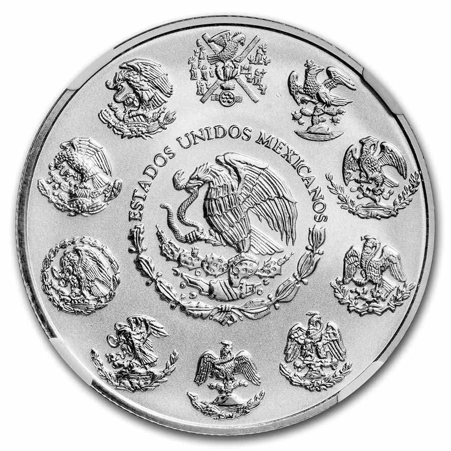 Buy 2021 Mexican 1 oz Silver Libertad Rev Proof PF-70 NGC | APMEX