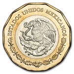 2021 Mexico Bimetallic 20 Pesos BU (Bicentenary of Independence)