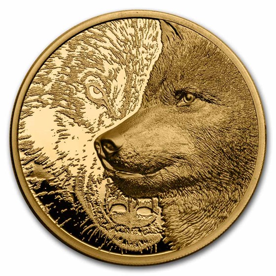 2021 Mongolia 1 oz Gold Proof Mystic Wolf 2021 Mongolia 1 oz Gold Proof Mystic Wolf