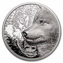 2021 Mongolia 1 oz Platinum Proof Mystic Wolf