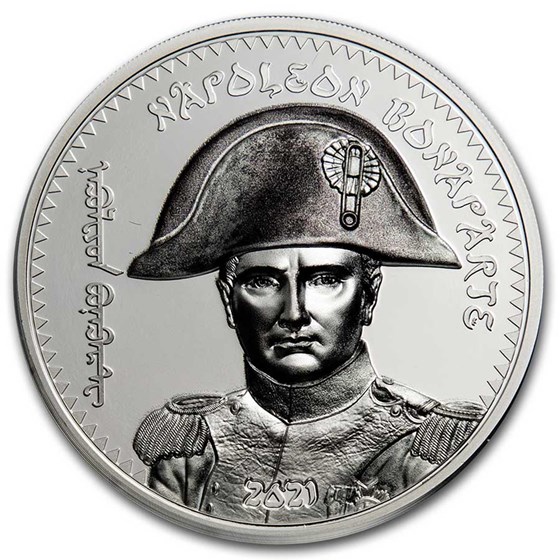 2021 Mongolia 1 oz Silver Revolutionaries (Napoleon Bonaparte) 2021 Mongolia 1 oz Silver Revolutionaries (Napoleon Bonaparte)