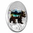 2021 Mongolia 2 oz Silver Into The Wild: Bear