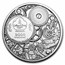 2021 Mongolia 3 oz Silver Mechanical Ladybug (Damaged Outer Box)