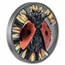 2021 Mongolia 3 oz Silver Mechanical Ladybug (Damaged Outer Box)