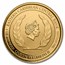 2021 Montserrat 1 oz Gold Blue Girdled Angelfish BU