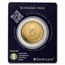 2021 Montserrat 1 oz Gold Blue Girdled Angelfish BU