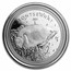 2021 Montserrat 1 oz Silver Blue Girdled Angelfish BU