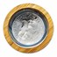 2021 Netherlands 1 oz Silver Lion Dollar Proof (w/Glass Dome)