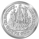 2021 Netherlands 1 oz Silver Proof Ship Shilling (w/Box & COA)