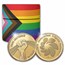2021 Netherlands 2 oz Gold 25 Years of Pride Proof (w/Box)