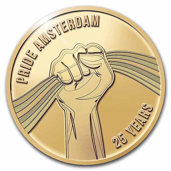 2021 Netherlands 2 oz Gold 25 Years of Pride Proof (w/Box) 2021 Netherlands 2 oz Gold 25 Years of Pride Proof (w/Box)