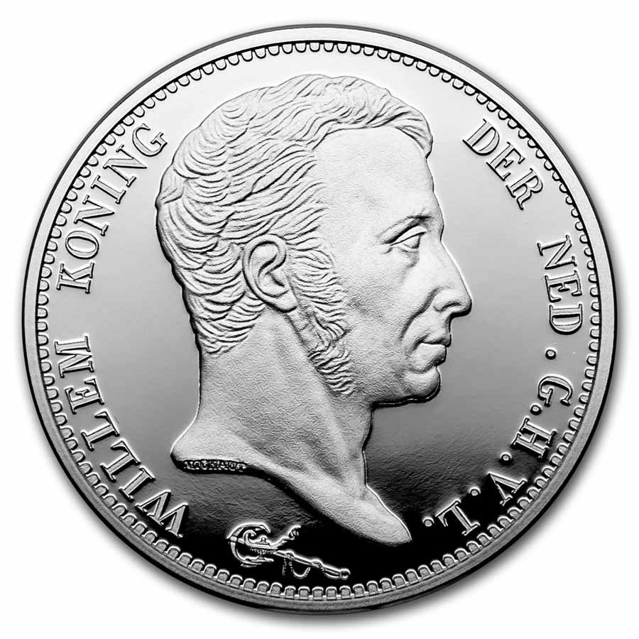 2021 Netherlands 2 oz Proof Silver Guilder (w/Pastoe Box)