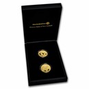 2021 New Zealand 2-Coin 1 oz Proof Gold Tangaroa Set