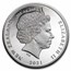 2021 New Zealand 2 oz Silver Auckland Island Merganser