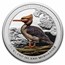 2021 New Zealand 2 oz Silver Auckland Island Merganser