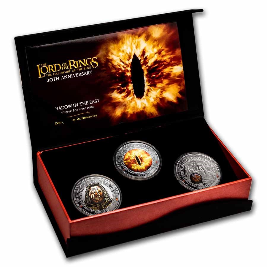2021 New Zealand 3-Coin Silver Shadow In The East Proof Set