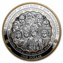 2021 New Zealand 5 oz Silver Nine Companions Proof