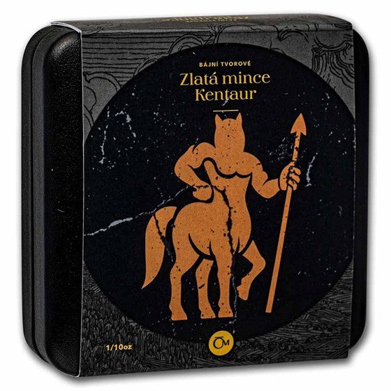 Proof Centaur Buy 2021 Niue 1/10 oz Gold Proof Mythical Creatures: Centaur | APMEX