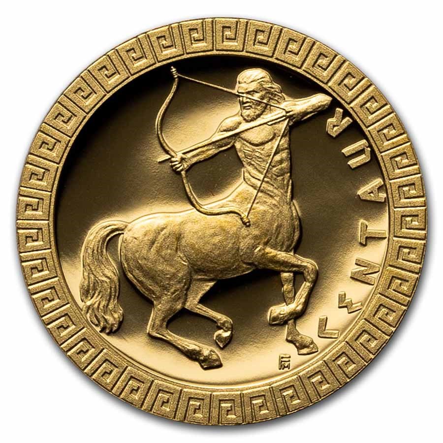 Proof Centaur Buy 2021 Niue 1/10 oz Gold Proof Mythical Creatures: Centaur | APMEX