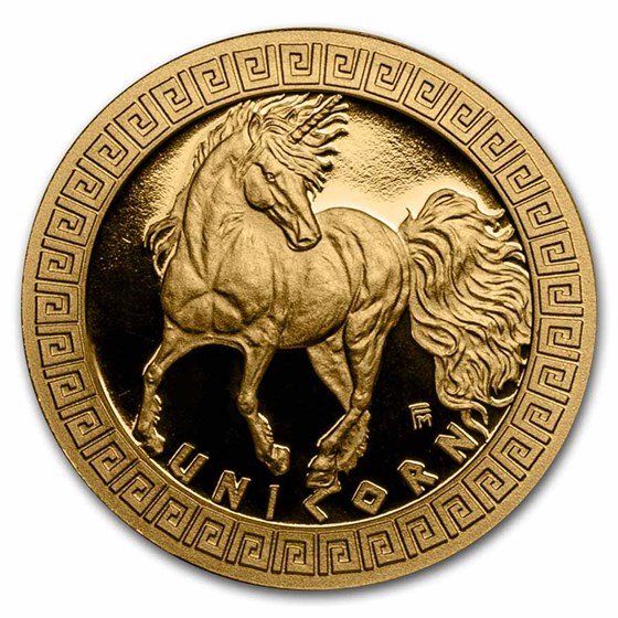 2021 Niue 1/10 oz Gold Proof Mythical Creatures: Unicorn 2021 Niue 1/10 oz Gold Proof Mythical Creatures: Unicorn