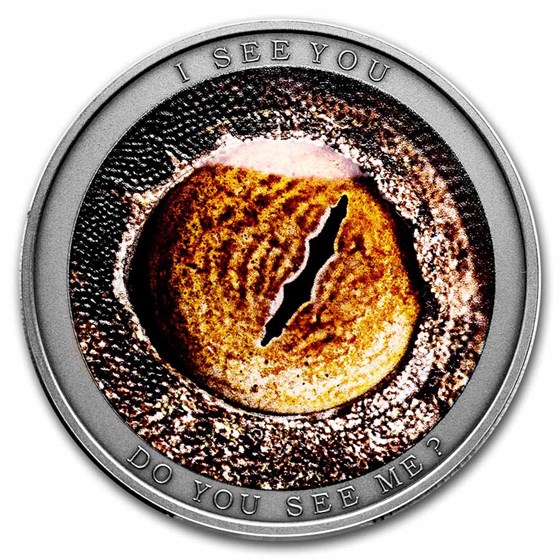 2021 Niue 1/2 oz Silver Do You See Me? Satanic Leaf-Tailed Gecko 2021 Niue 1/2 oz Silver Do You See Me? Satanic Leaf-Tailed Gecko