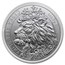 2021 Niue 1 kilo Silver Czech Lion BU